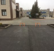  Парковочные барьеры у ДК с. Кузьминские Отвержки