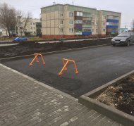 Парковочные барьеры у ДК с. Кузьминские Отвержки